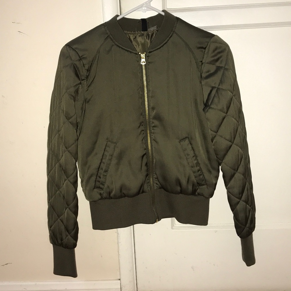 H&M Army Olive Green  Bomber jacket